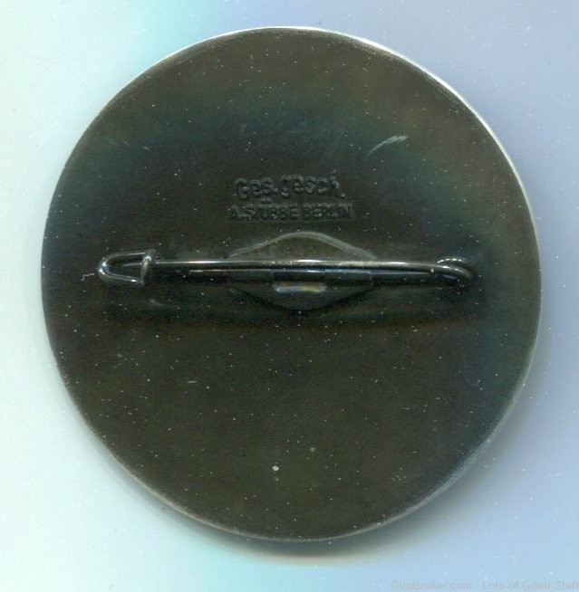 German WWII 1936 Berlin Summer Olympics Black Starter Sports Badge-img-1