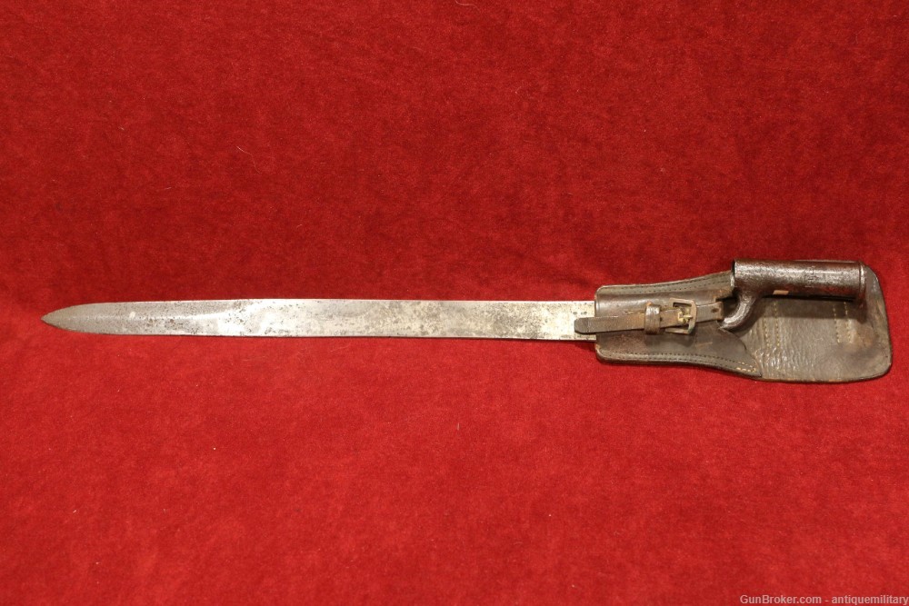 British Model 1843 Sappers & Miners Bayonet and Frog-img-0