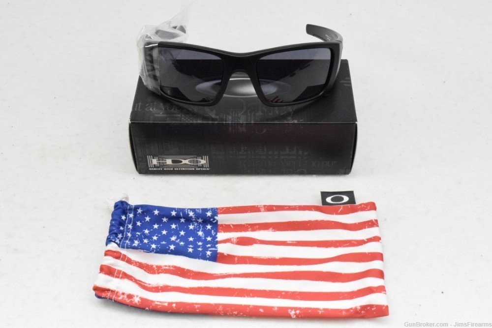 NEW IN BOX - OAKLEY SI FUEL CELL MATTE BLACK US FLAG ICON - CLOSE OUT!-img-0