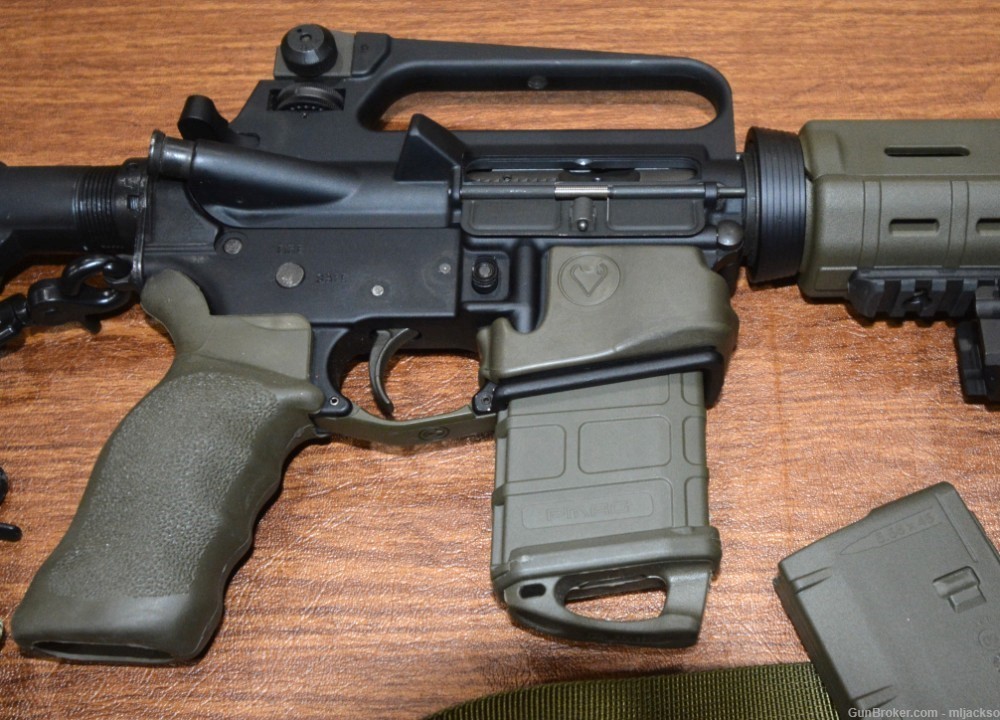 Eagle Arms (Armalite) AR-15, Magpul OD Green, 5 Mags-img-17