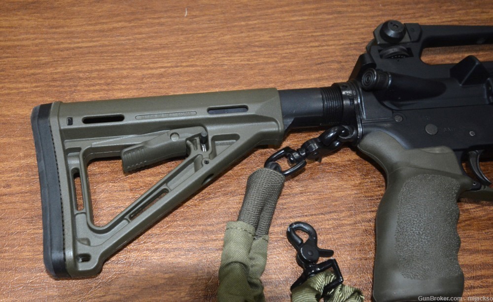 Eagle Arms (Armalite) AR-15, Magpul OD Green, 5 Mags-img-12