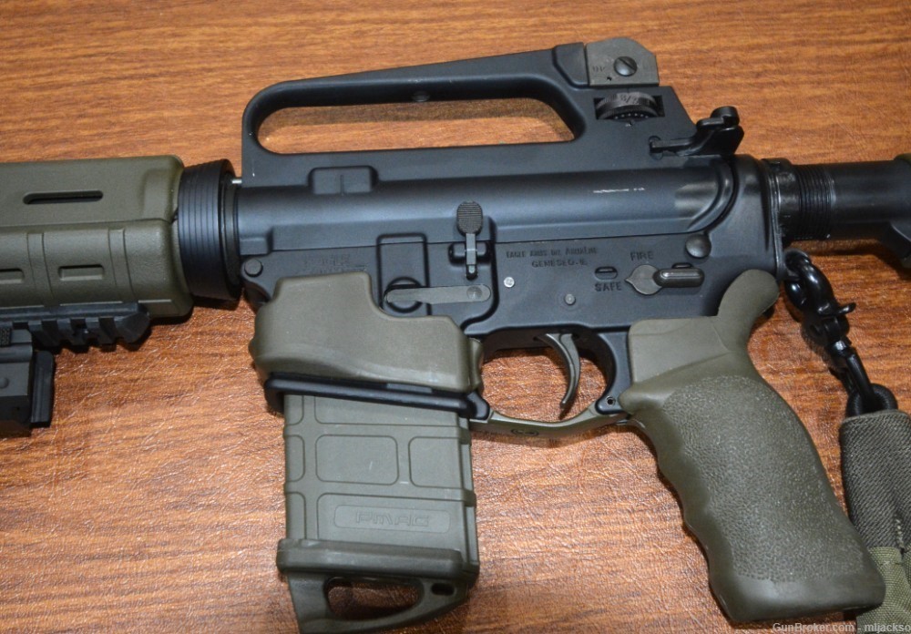 Eagle Arms (Armalite) AR-15, Magpul OD Green, 5 Mags-img-2