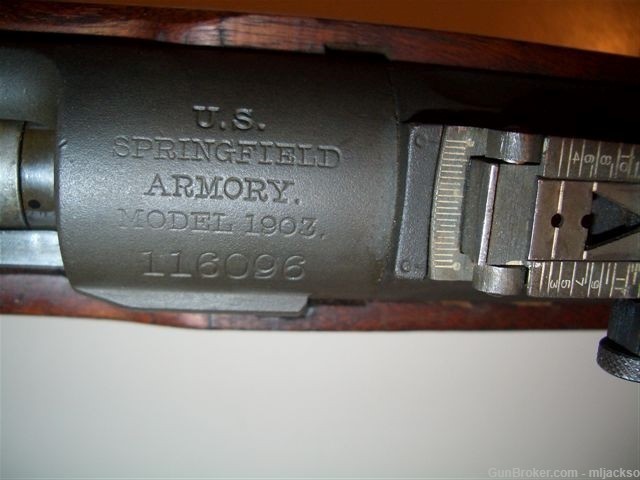 Springfield Model 1903, Early Mfg., Case-Hardened Receiver!-img-49