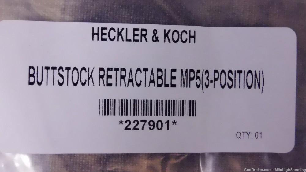 NEW: H&K Retractable MP5 3- Position Collapsing Buttstock 227901-img-12