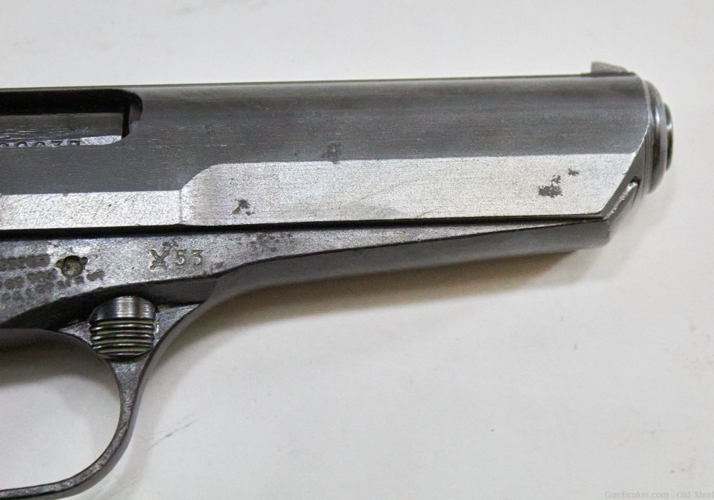 Czech CZ 52 7.62 Tokarev C&R Cold War Pistol Comes W/ Original Holster.-img-12