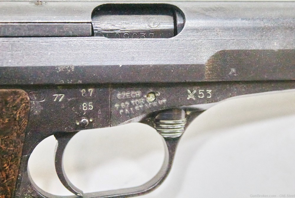  Czech CZ 52 7.62 Tokarev C&R Cold War Pistol Comes W/ Original Holster.-img-20