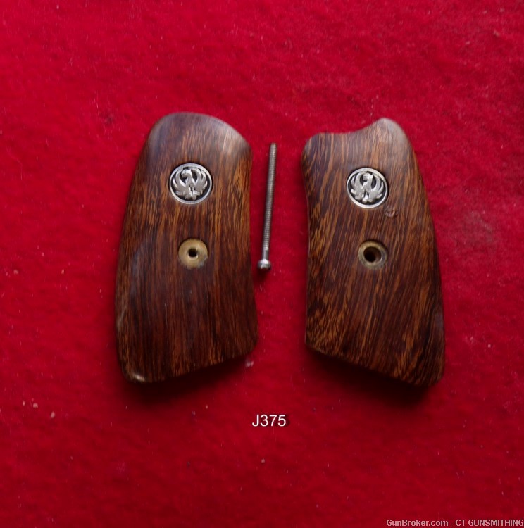Nice pair of Desert Ironwood  Inserts w/Ruger Mdlns for Ruger SP101 Models!-img-0