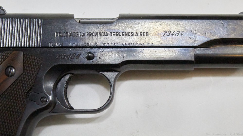  Boxed Pair of Colt Sistema 1927 1911 Pistols 45 ACP / 22LR C&R Argentine-img-34