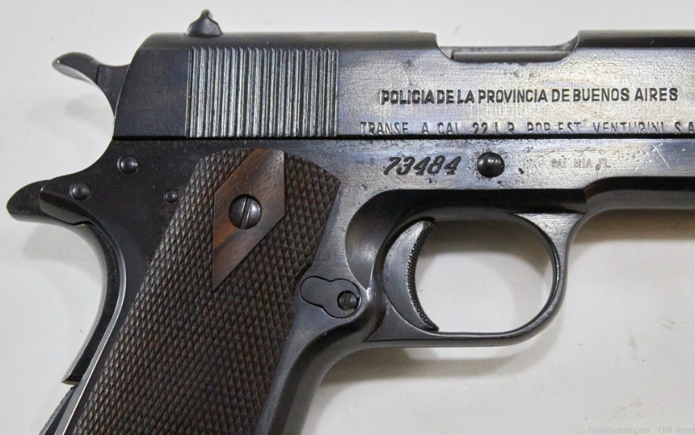  Boxed Pair of Colt Sistema 1927 1911 Pistols 45 ACP / 22LR C&R Argentine-img-35