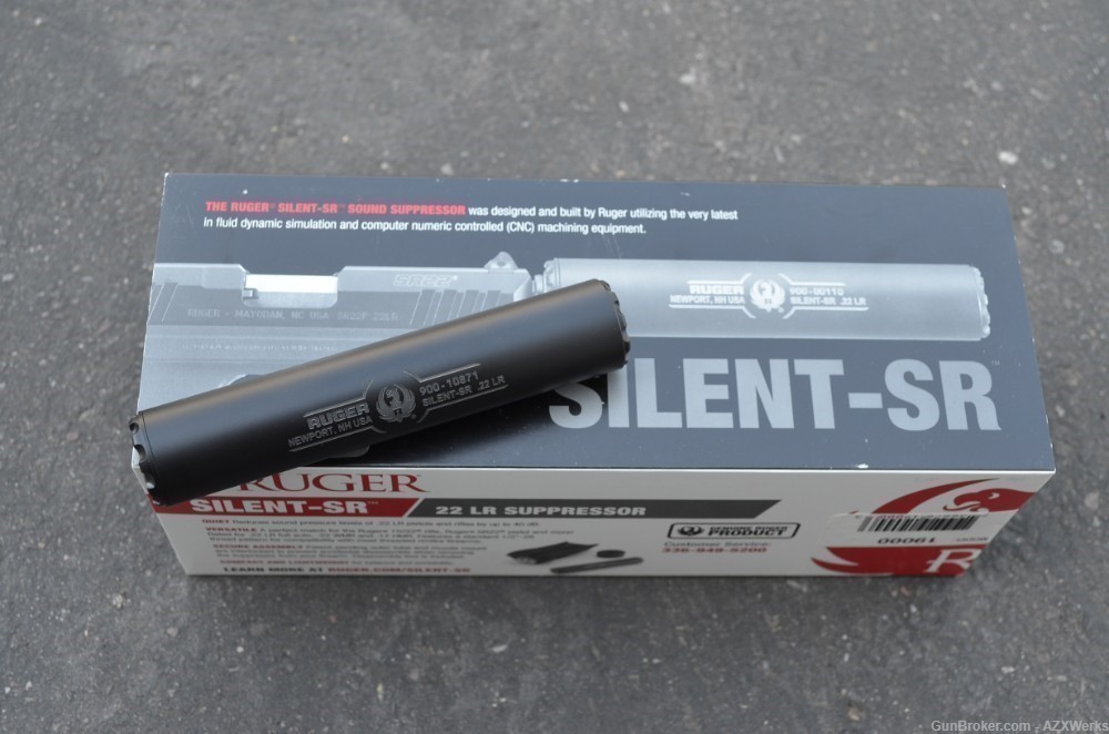 Ruger Silent-SR Silencer NFA Class III .22lr 19000 Titanium FA Rated-img-2