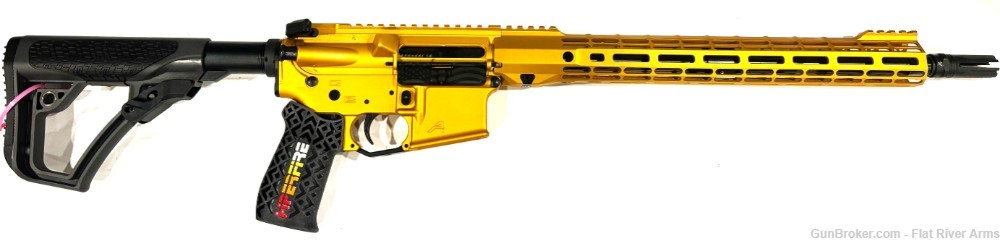 Aero Precision AR15 5.56 rifle  Anodized GOLD. NEW-img-0