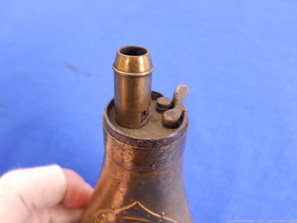 1860s Remington Army & Navy Revolver Powder Flask-img-9
