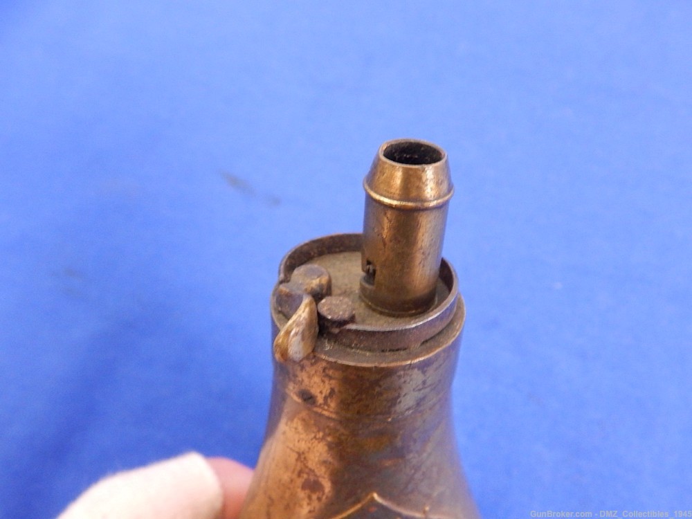 1860s Remington Army & Navy Revolver Powder Flask-img-8