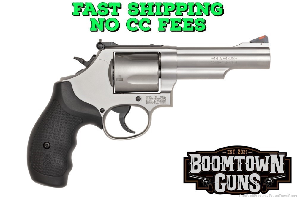 S&W 69 .44mag 4.25''barrel stainless (162069) -img-0