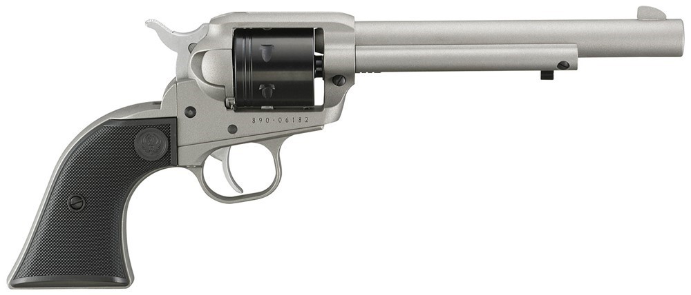 Ruger Wrangler 22 LR Revolver 6 Shot 6.50 Silver Cerakote 2037-img-0