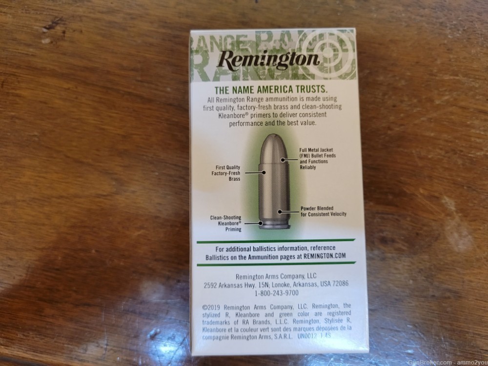 Remington Range 9mm 115gr FMJ 50rd -img-3