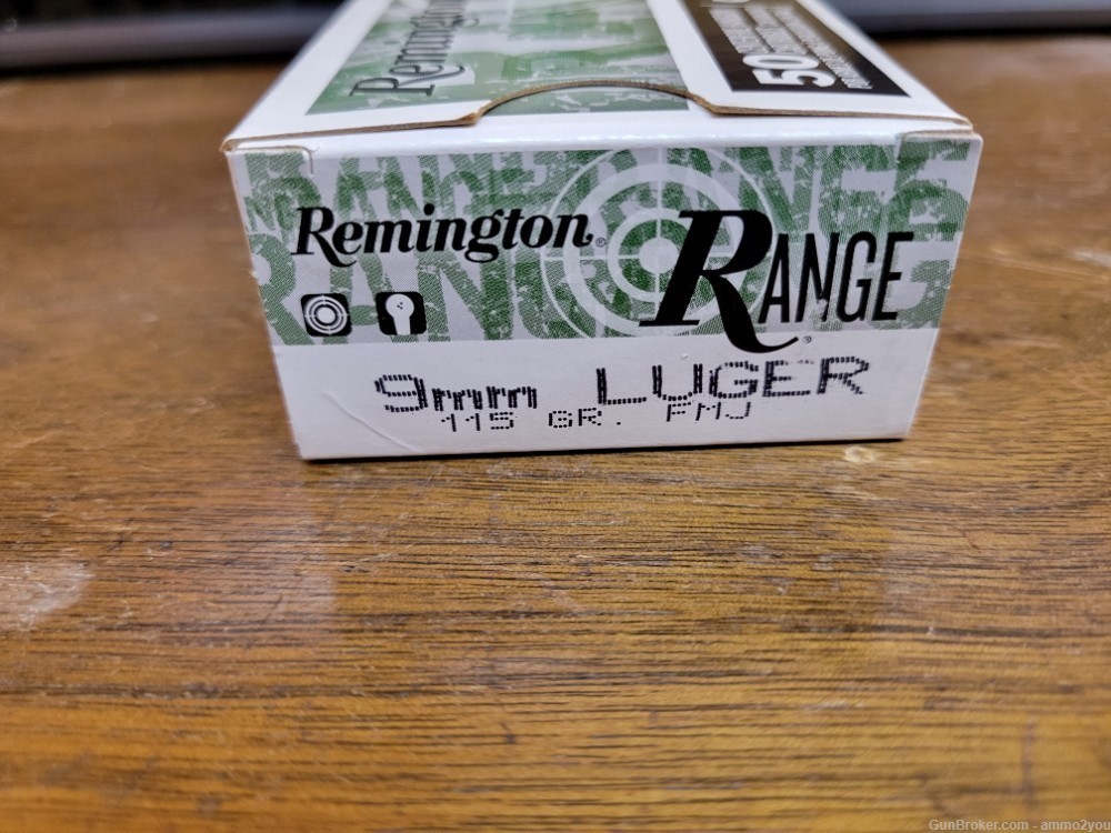 Remington Range 9mm 115gr FMJ 50rd -img-2
