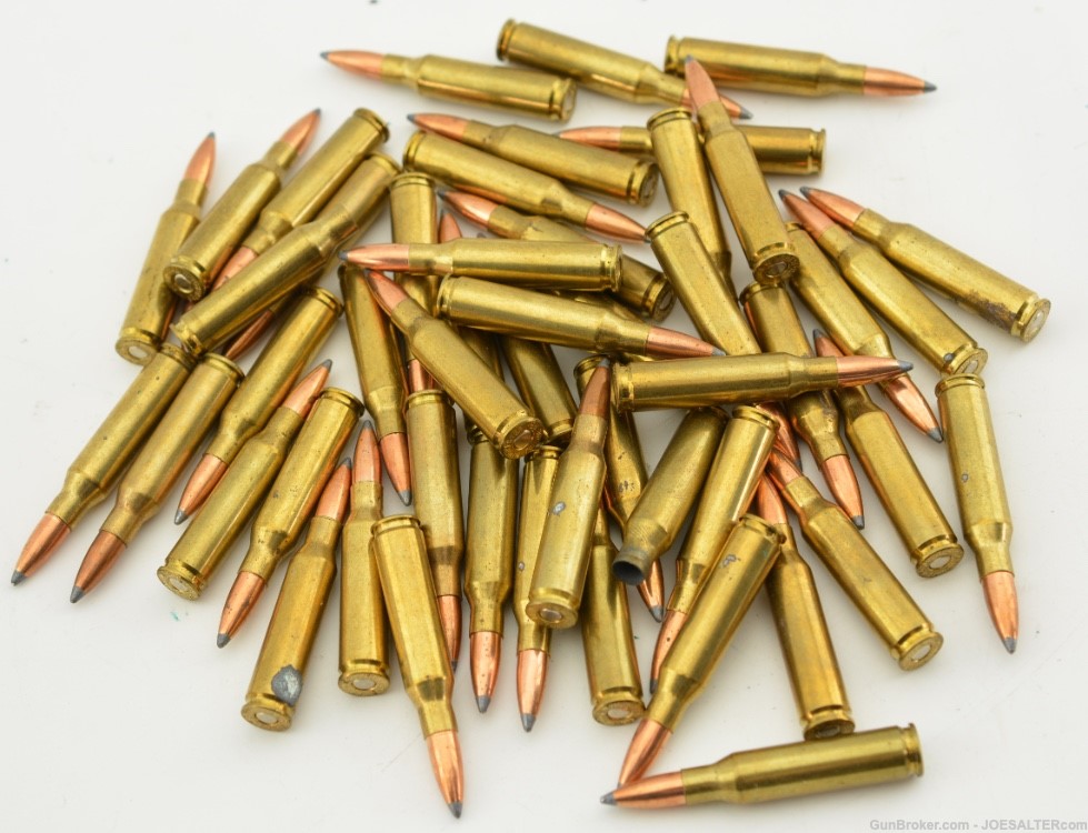 Lot of 7mm-08 Reloads Winchester cases 48 rnds-img-0
