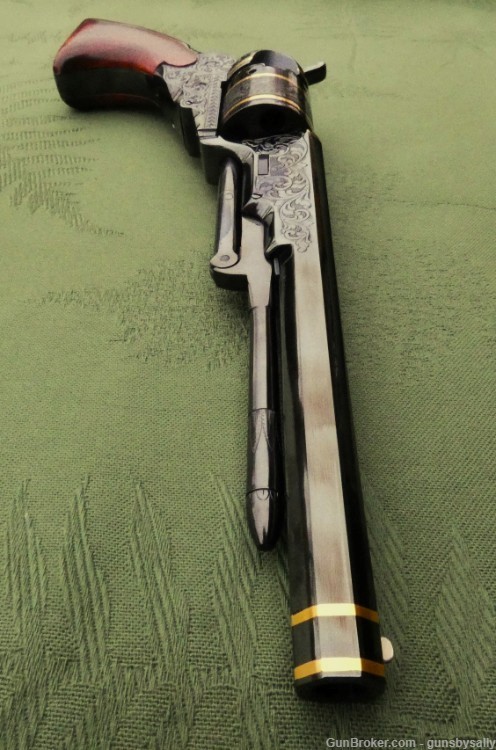 Fabulous Cased & Engraved Colt Paterson Number 5 Belt Pistol-img-3