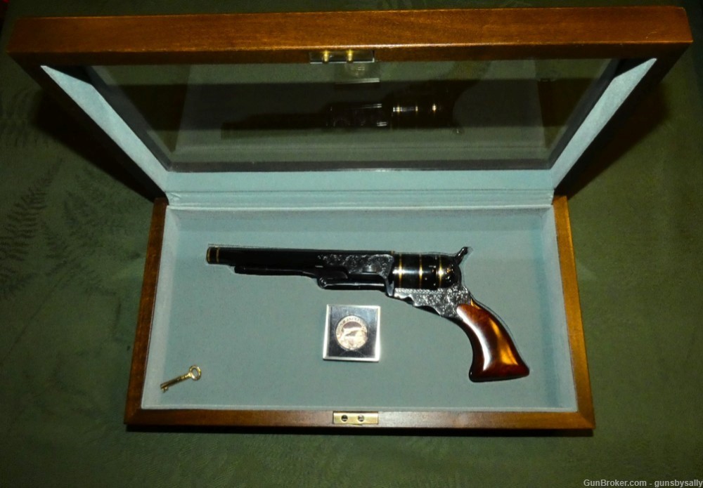 Fabulous Cased & Engraved Colt Paterson Number 5 Belt Pistol-img-25