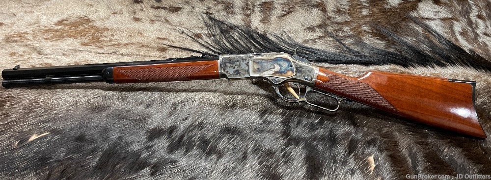NEW 1873 WINCHESTER SPORTING RIFLE 357 MAG 38 SPECIAL 18" UBERTI CIMARRON-img-2