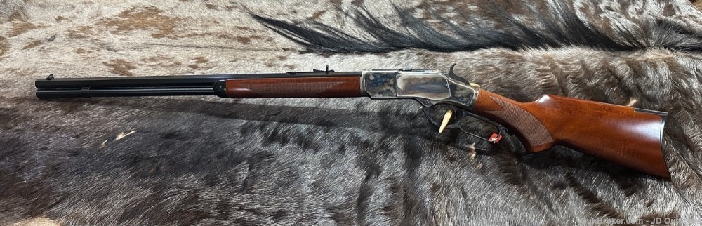 NEW 1873 WINCHESTER SPECIAL SPORTING DELUXE PISTOL GRIP 357 MAG 24" UBERTI-img-2