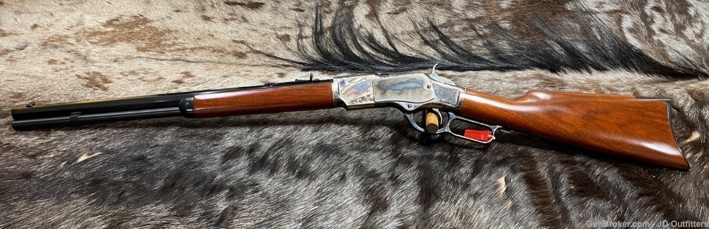 NEW 1873 WINCHESTER SPORTING RIFLE 357 MAGNUM 38 SPECIAL UBERTI CIMARRON-img-2