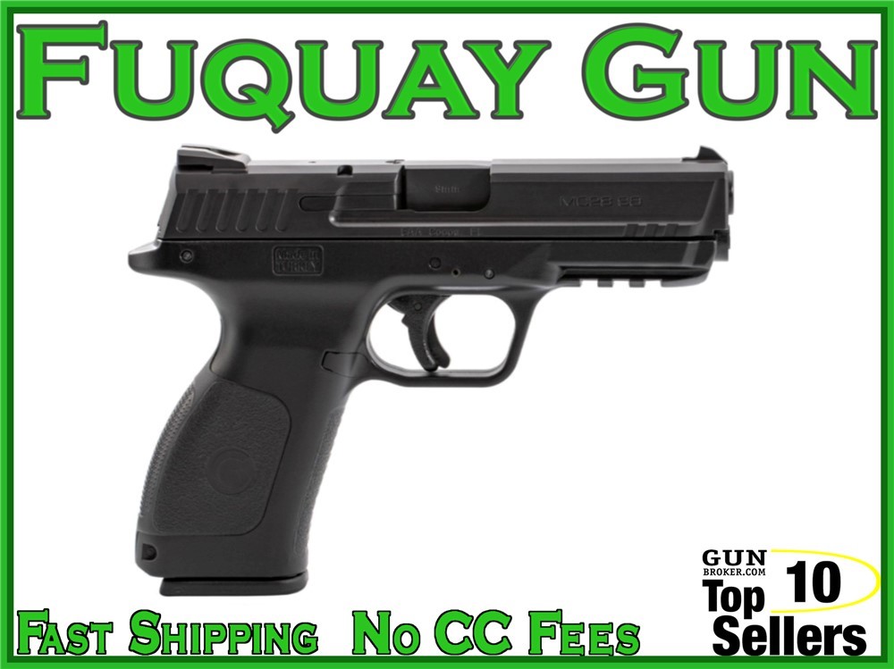 EAA Girsan MC28SA 9mm 4.25" 390100 Duty Pistol Glock Like MC28SA-img-0