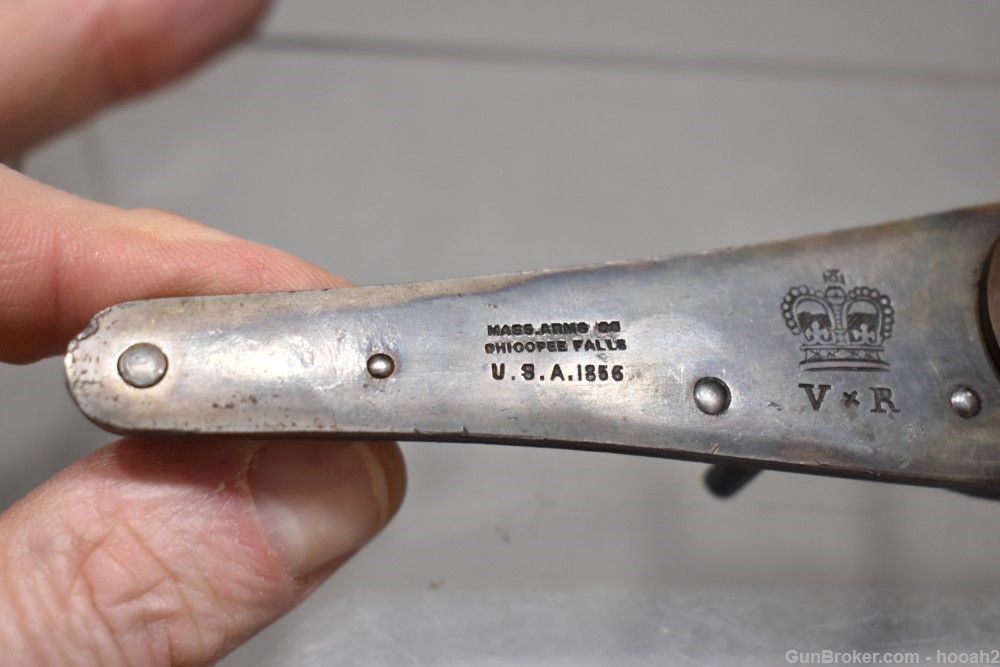 Scarce Mass Arms Maynard Patent Tape Prime British Greene Carbine Lock-img-1