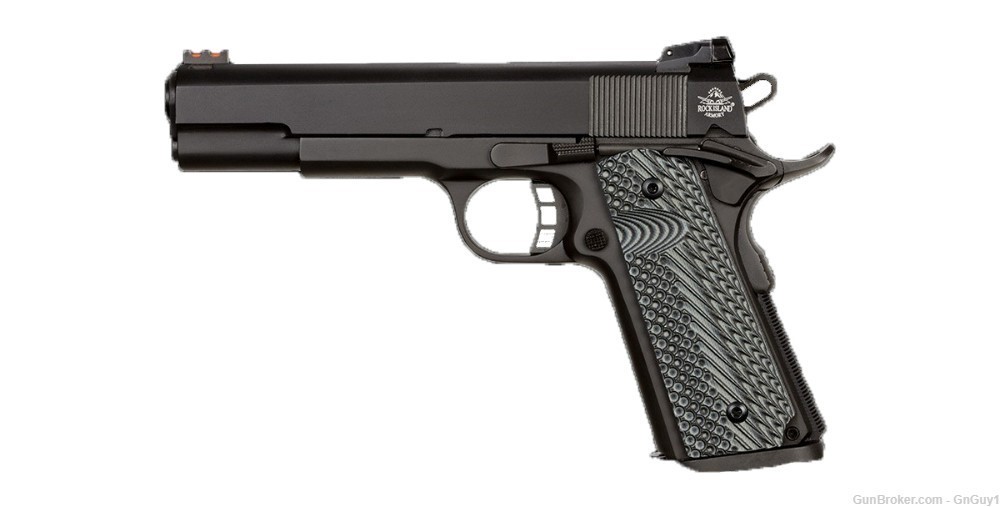 Rock Armory M1911-A1 TACTICAL II 9mm 5" G10 GRIPS FULLY PARKERIZED 9 mm-img-0