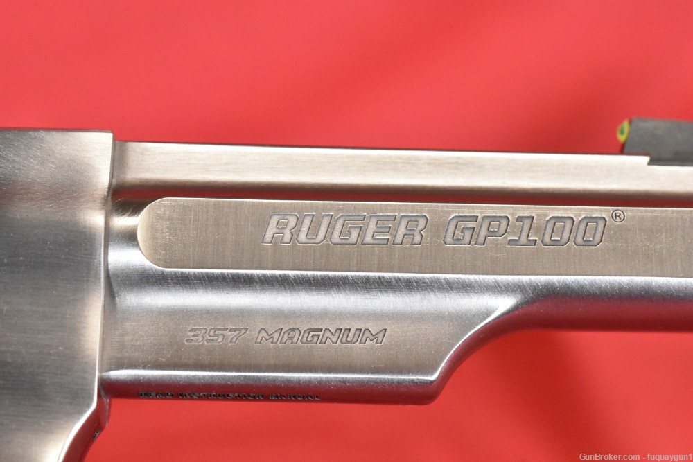 Ruger GP100 Match Champion 357 Mag 4.2" 01755 Hogue Grips GP100 -img-7