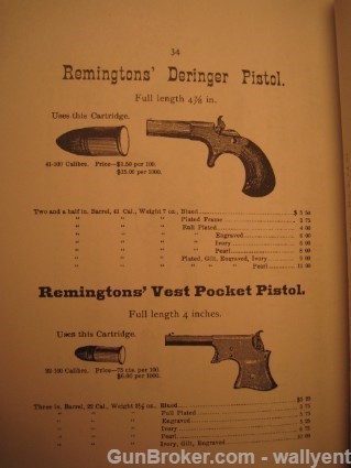 Remington Rifle Shotgun Revolver 1877 Prices Book-img-6