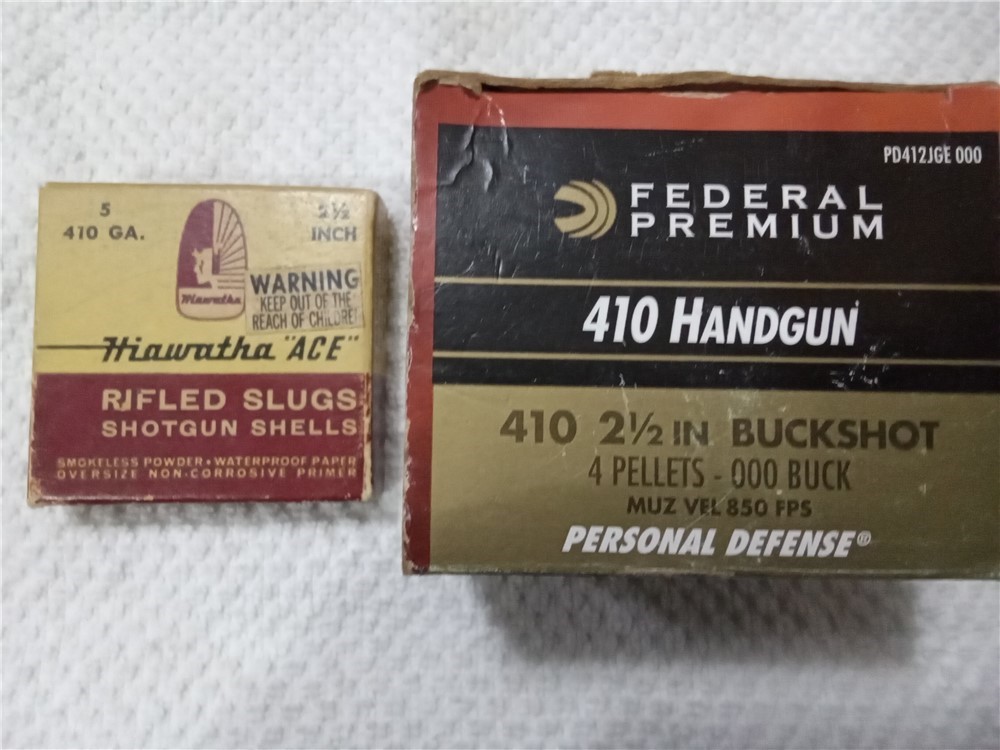 410 Federal & Hiawatha 000 Buck & Rifled Slugs-25 rds.-img-0