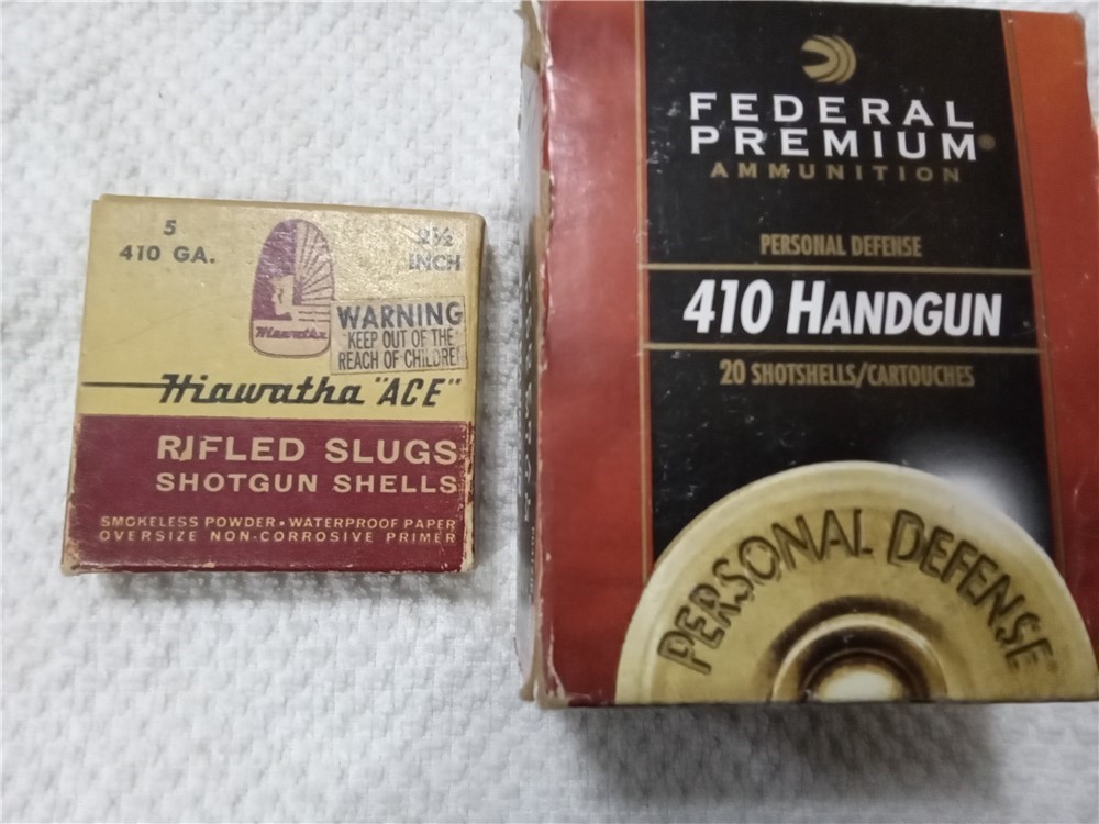 410 Federal & Hiawatha 000 Buck & Rifled Slugs-25 rds.-img-1