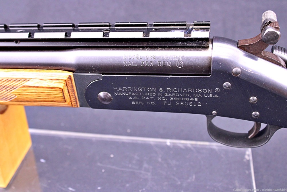 HARRINGTON & RICHARDSON 1871 SB2 ULTRA 223 REM 22" BBL SINGLE SHOT-img-12