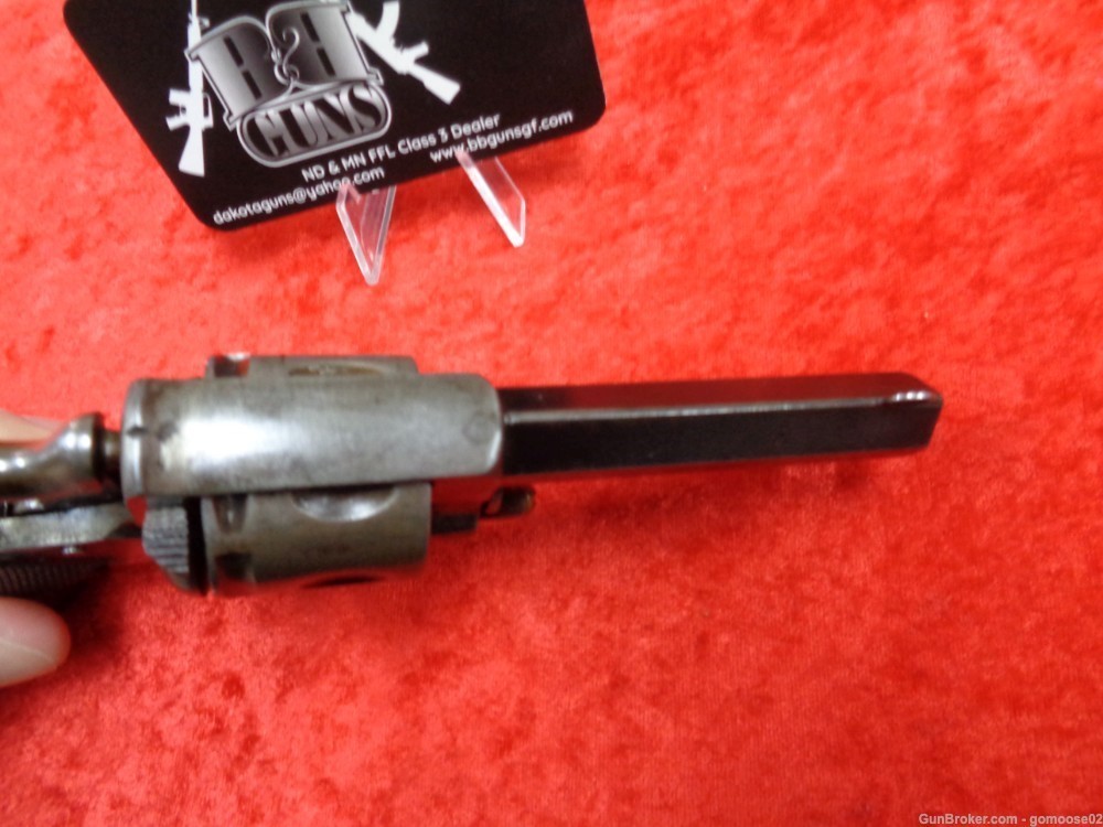 German Double Action Revolver Reichsrevolver Bulldog style ANTIQUE WE TRADE-img-9