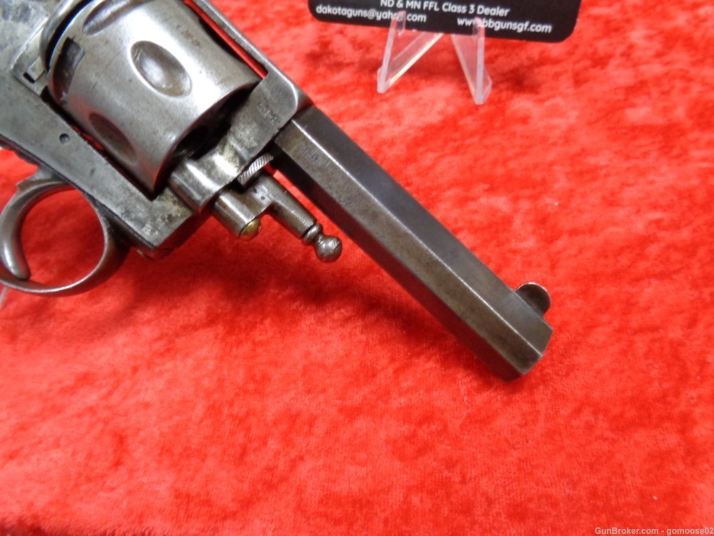 German Double Action Revolver Reichsrevolver Bulldog style ANTIQUE WE TRADE-img-2