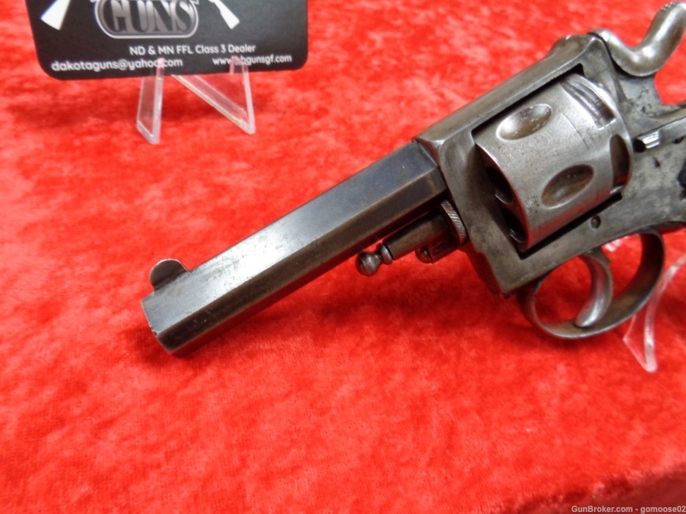 German Double Action Revolver Reichsrevolver Bulldog style ANTIQUE WE TRADE-img-6