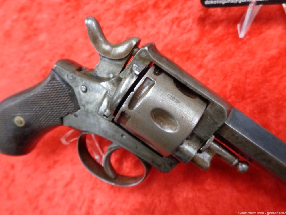 German Double Action Revolver Reichsrevolver Bulldog style ANTIQUE WE TRADE-img-4