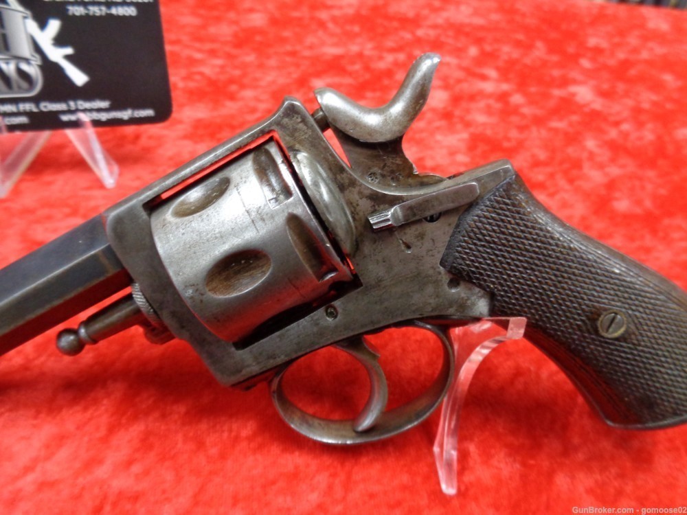 German Double Action Revolver Reichsrevolver Bulldog style ANTIQUE WE TRADE-img-7