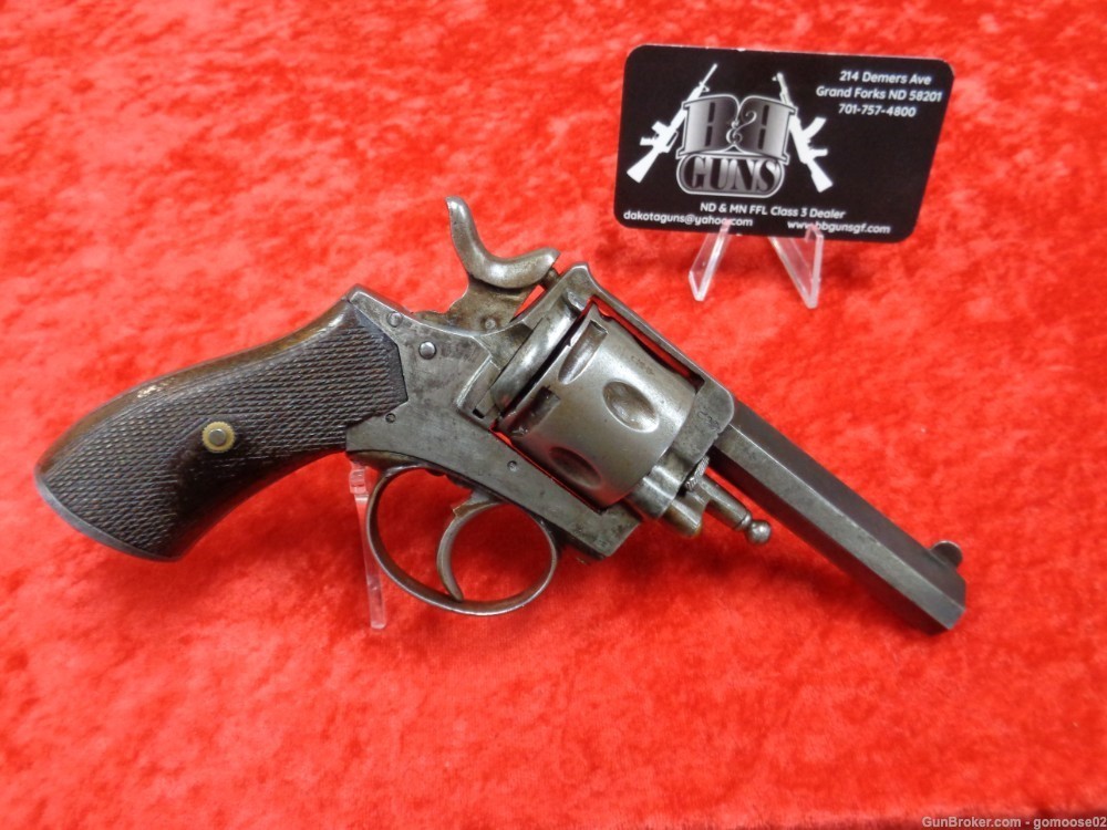 German Double Action Revolver Reichsrevolver Bulldog style ANTIQUE WE TRADE-img-0