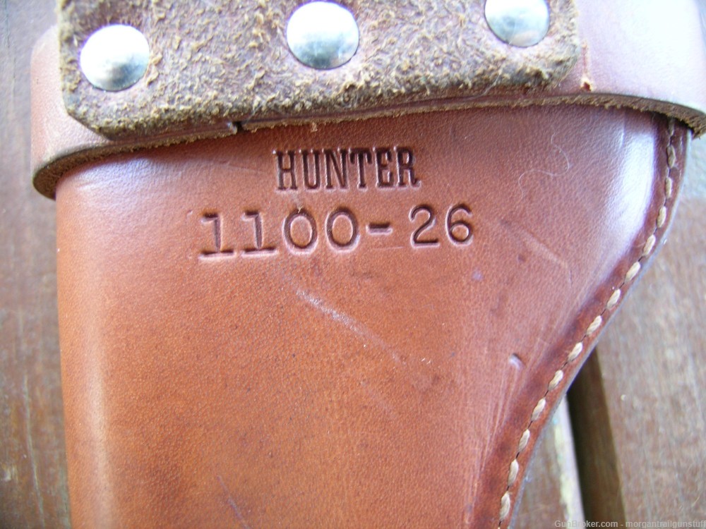 Hunter Leather Holster 1100-26 Ruger .22 Target Auto Mark I II & III 6-7/8"-img-6
