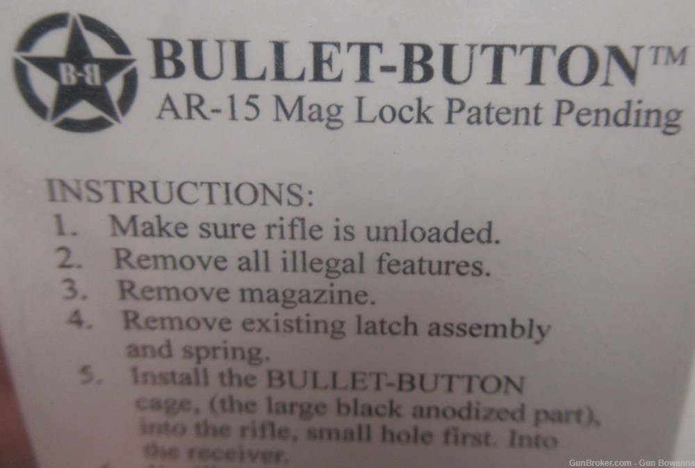 Bullet Button for California AR15 Magazine release conversion-img-2