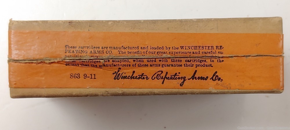 Winchester 32S&W 32 S&W Smith Wesson circa 1911 partial box 19rds - Vintage-img-6