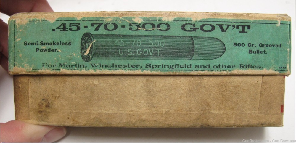 Peters 45/70 500 Govt Shotshell 16rds semi smokeless Vintage -img-18