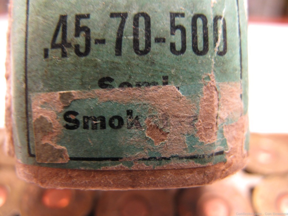 Peters 45/70 500 Govt Shotshell 16rds semi smokeless Vintage -img-13
