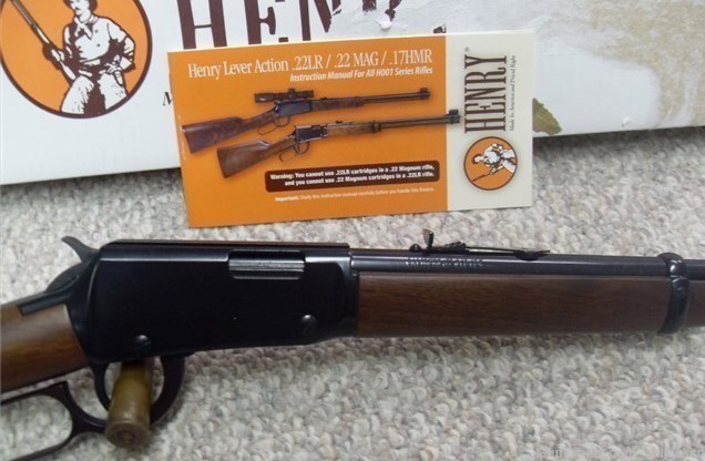Henry Lever Action Rifle, Model H001, .22 LR/L/S, Awesome!-img-0