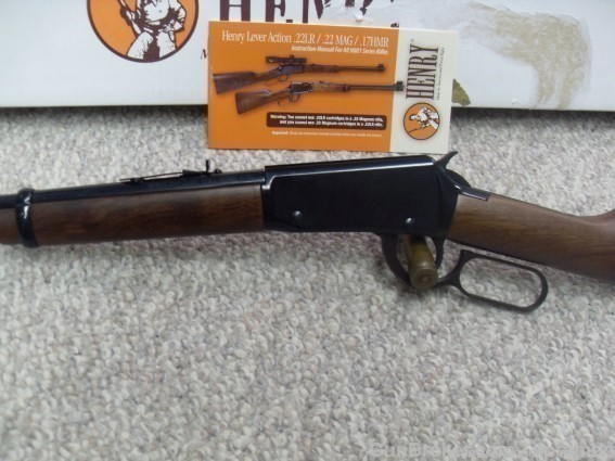 Henry Lever Action Rifle, Model H001, .22 LR/L/S, Awesome!-img-2