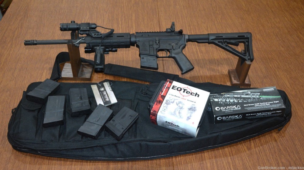 Delton AR-15, Custom, Magpul, Eotech, 6 Mags, Much More!-img-0