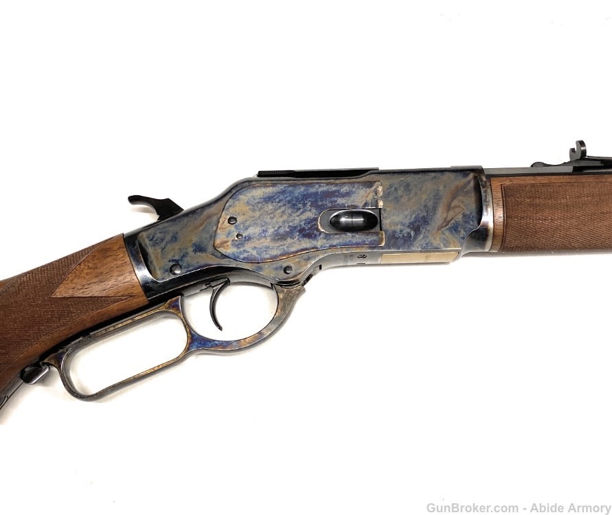 Winchester 1873 Deluxe 45 Long Colt Grade V/VI Wood SERIAL #2-img-3